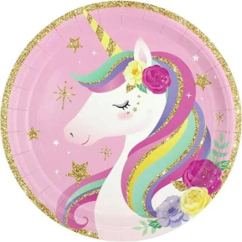 Unicorn Magic Dinner Plates - Click Image to Close